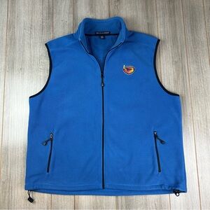 Atlanta Thrashers NHL Hockey Fleece Vest Men’s 2XL XXL Blue